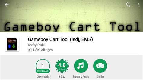 Tutorial Android App Gameboy Cart Tool (LSDJ, EMS) GB USB 